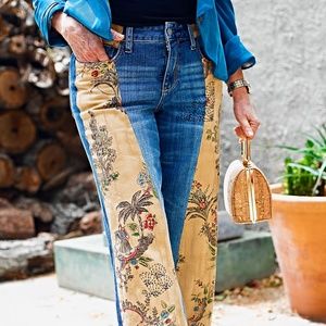 Upcycled Exotic Anthropologie  Jeans | Pilcro & The Letterpress 🌴